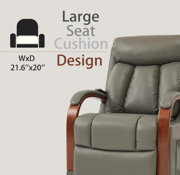 DYNOX Small Lift Chair Recliner - Front view highlighting seat size